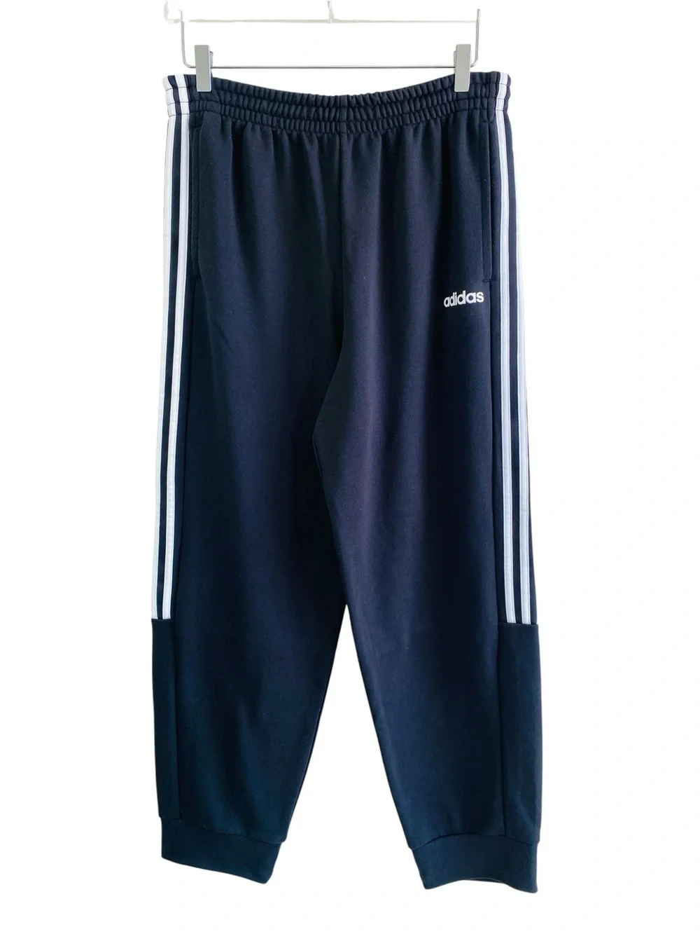 Adidas Black Three Striped Climate Sweatpant Joggers Size L